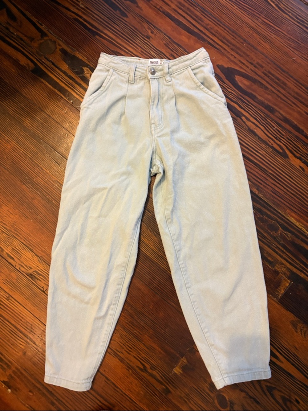 Light Blue Princess Polly Pleated Pants Size 0